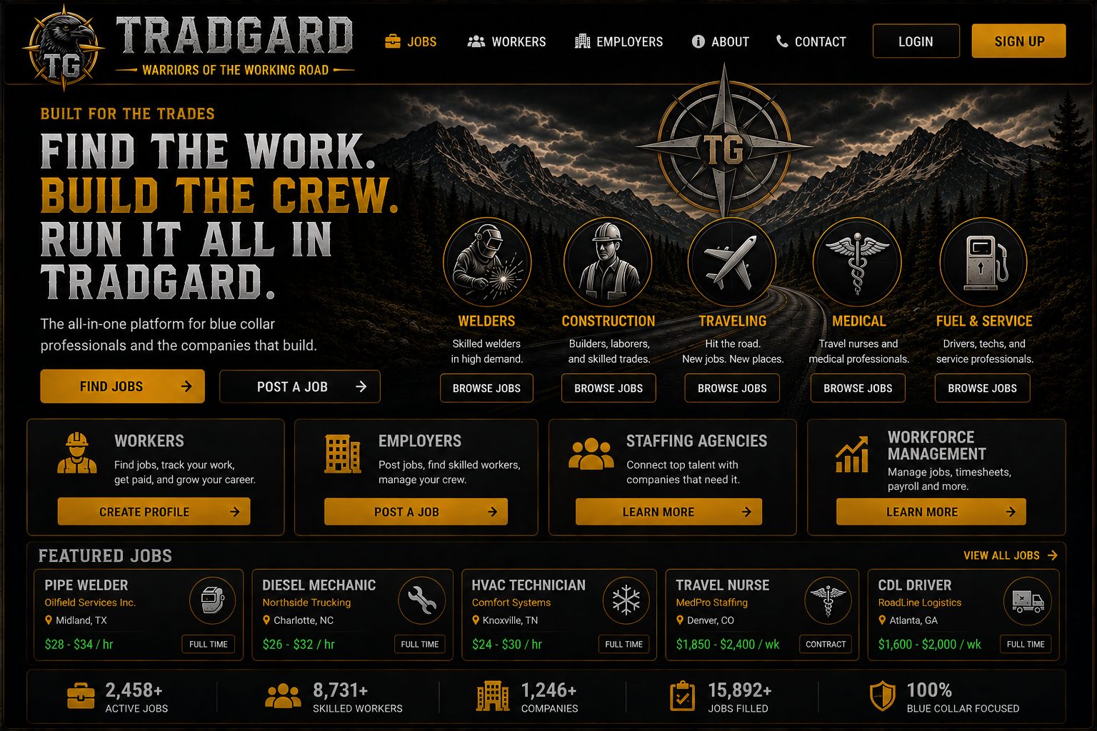 Tradgard homepage